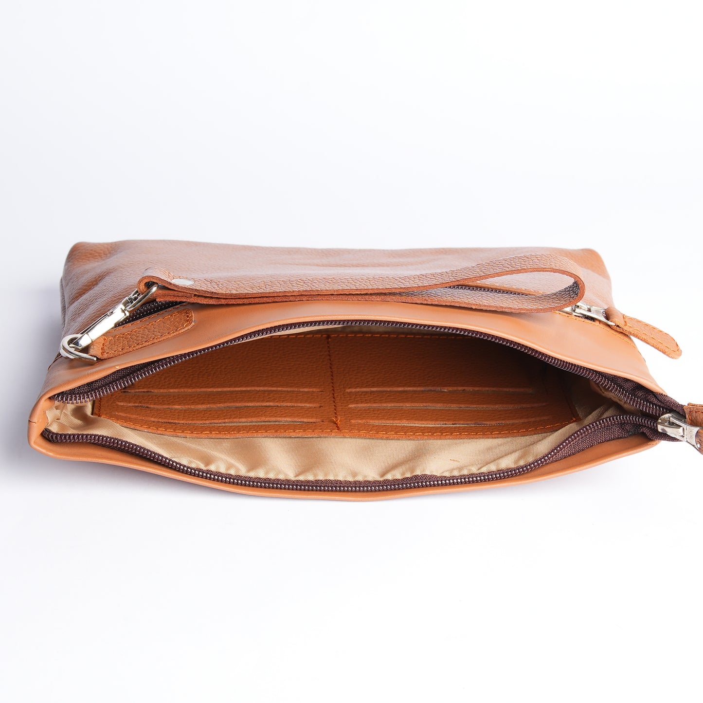 Handmade Leather Pouch Tan