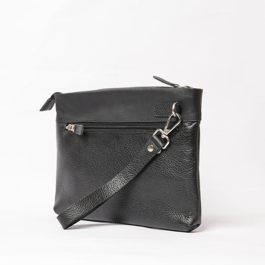 Handmade Leather Pouch Black