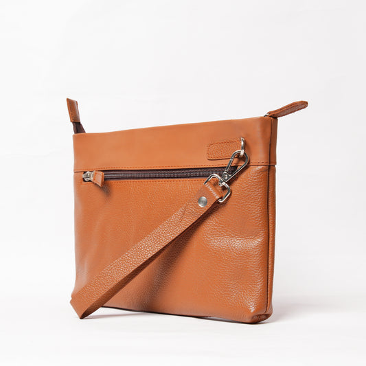 Handmade Leather Pouch Tan